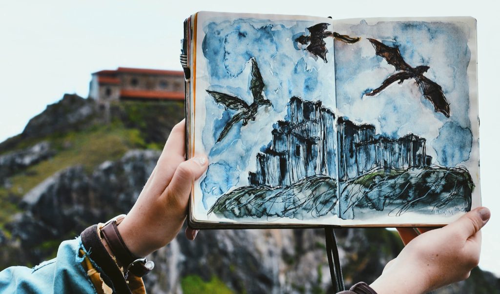 Pictură a unei persoane talentate